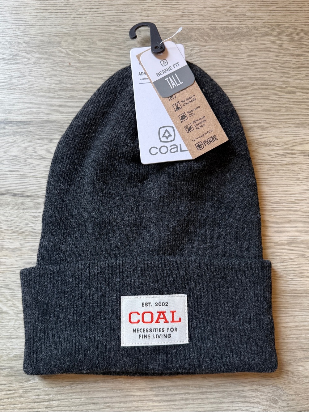COAL brand Beanie Recycled Uniform in Heather Black One size fits most Unisex
